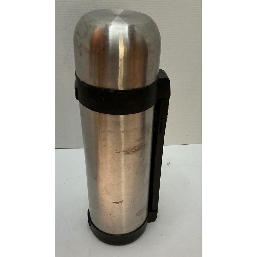 Arcosteel Stainless Steel Thermo Vacuum Flask with Handle 14 Inch Silver Utility
